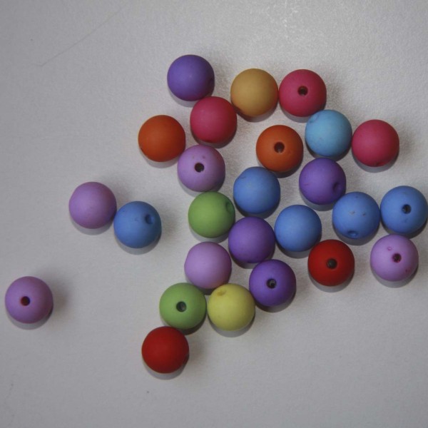 Pack 10 bolitas 10mm mate