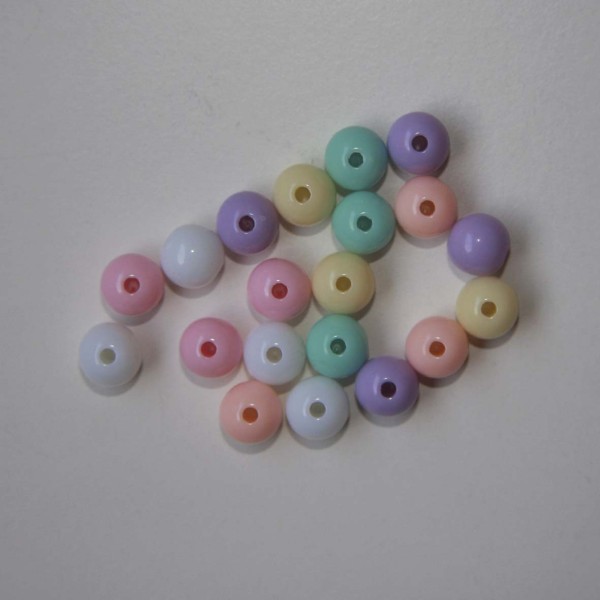 Pack 20 bolitas 8 mm Brillo