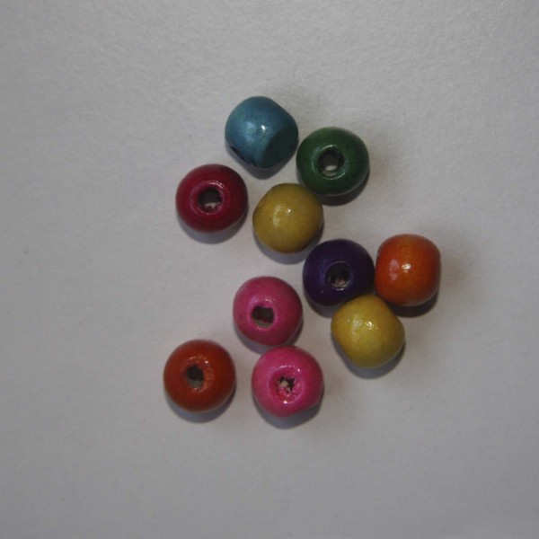 Pack de 10 bolas de madera de 8mm