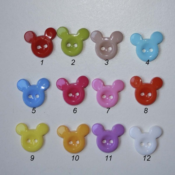 Botón Mickey (Pack de 5 unidades)