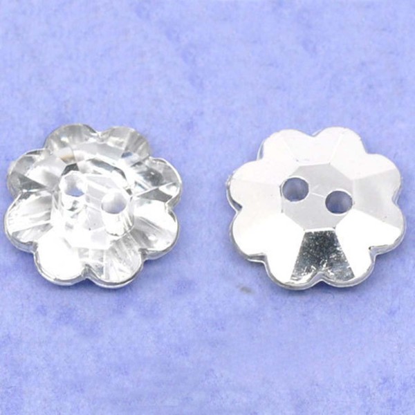 Botón flor brillante