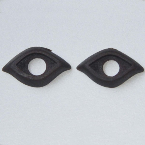 Par de párpados para ojos de 10mm