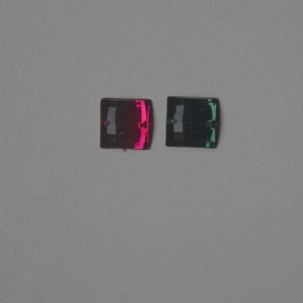 Pack de 4 abalorios cuadrados 2cm