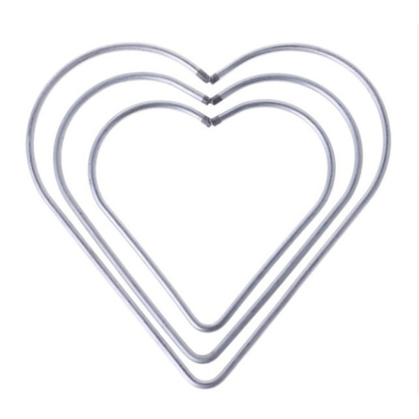 Corazón atrapasueños plateada