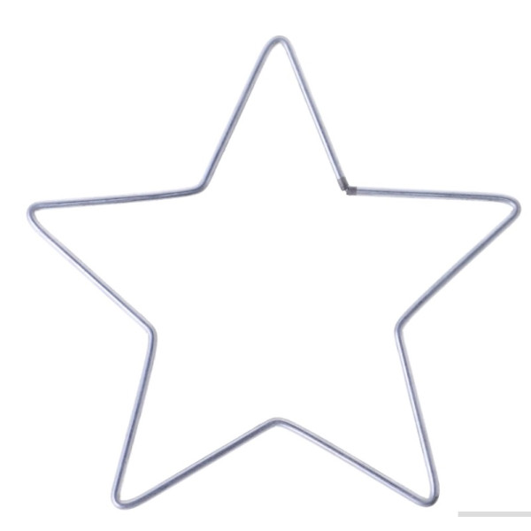 Estrella atrapasueños plateada