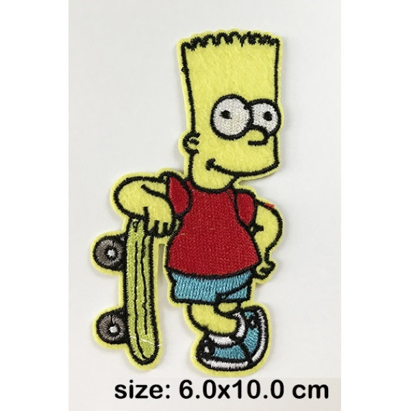 Parche Bart Simpson Patin