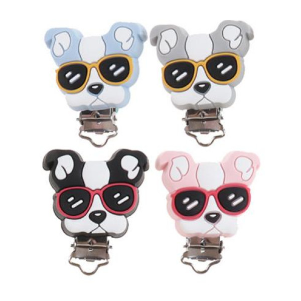 Chupetero Bulldog con Gafas