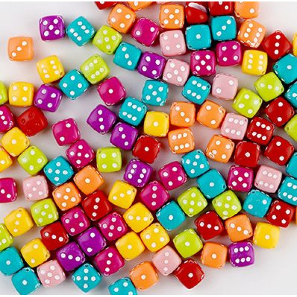 Pack 10 Dados 8mm