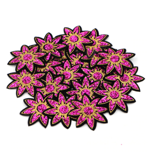 Parche Flor Rosa 6cm