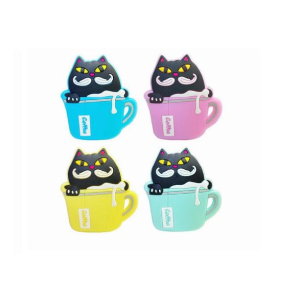 Mordedor Gato Negro en Taza