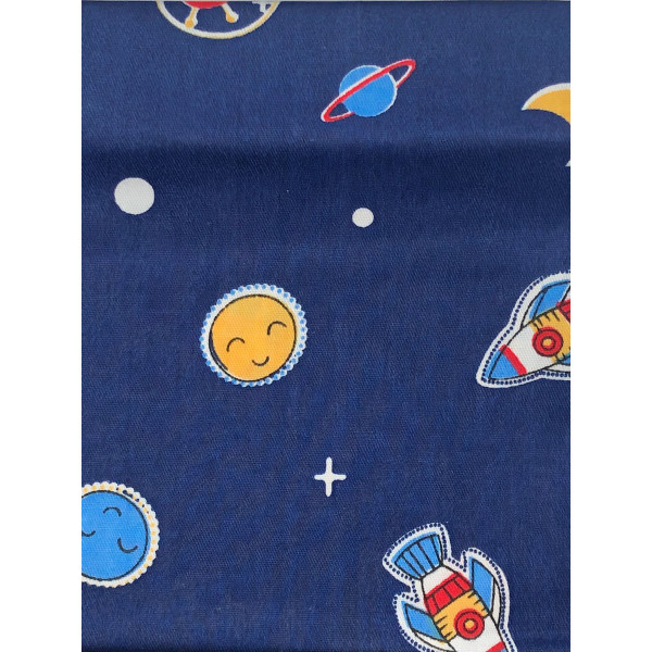Tela Algodón Astronauta