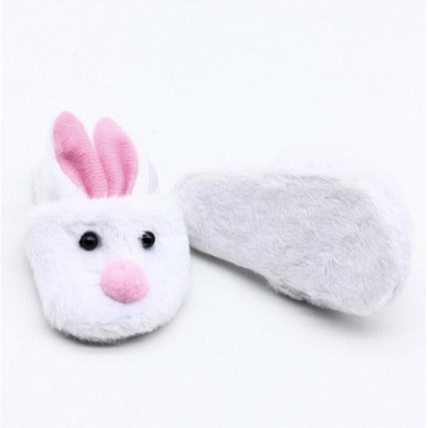 Zapatilla de casa con forma de conejo