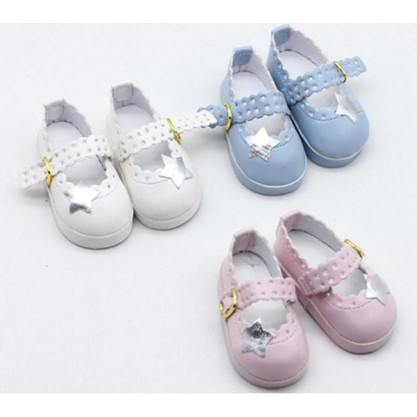 Zapato con estrella Plateada