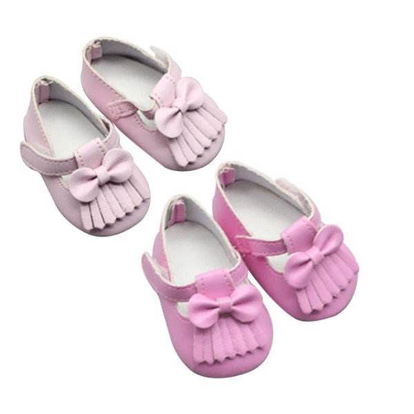 Zapato con lazo y borla