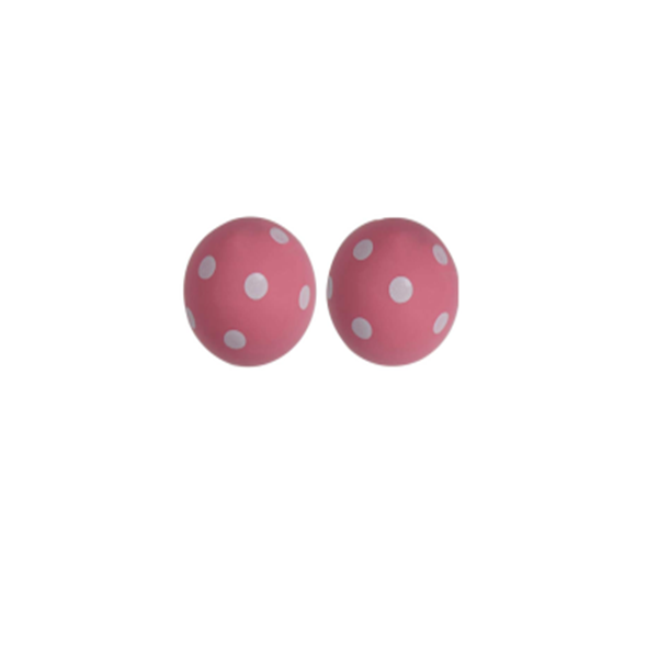 Bola 15mm M. Puntos Rosa (170)