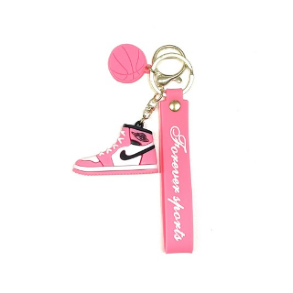 Llavero Botas - Nike Rosa y Blanca