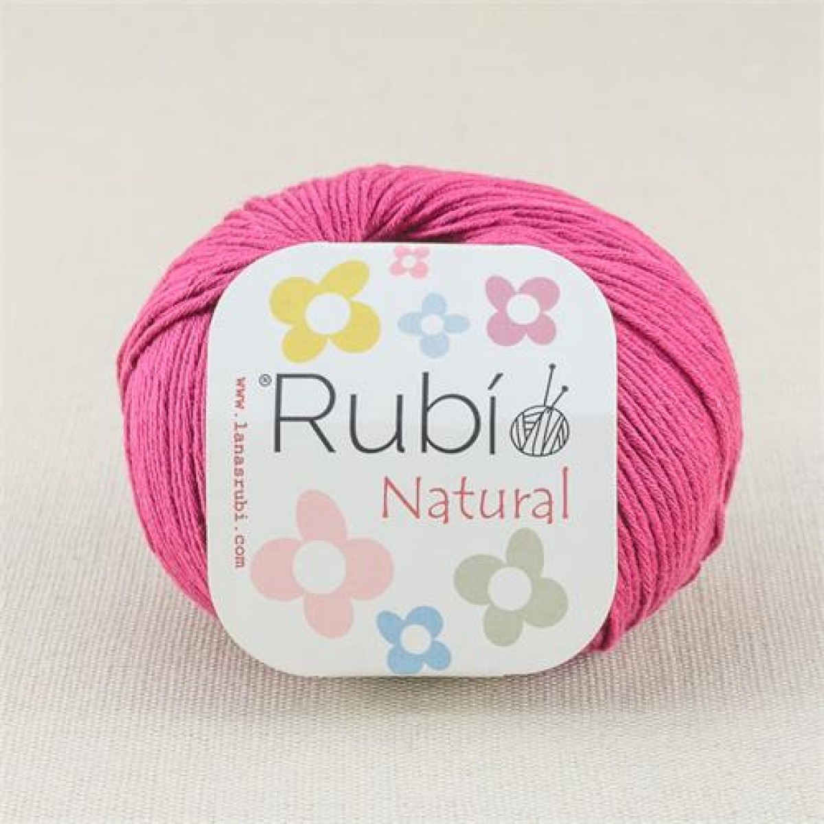 Algodón RUBI NATURAL 50 g. (VHA04)