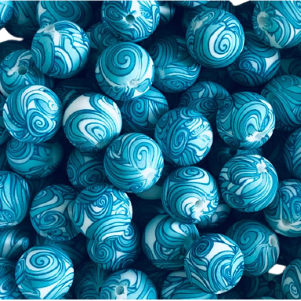 Bola 15mm M. Olas Turquesa (406)
