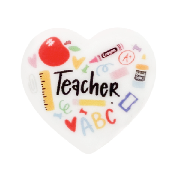 Pieza Corazón Teacher