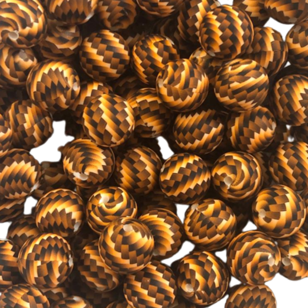 Bola 15mm M. diagonal marrones (405)