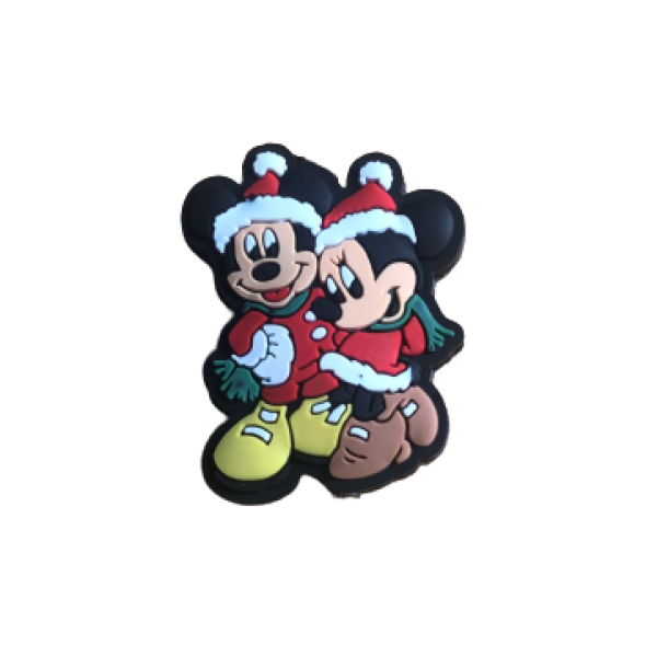 Pieza Mickey y Minnie Navidad