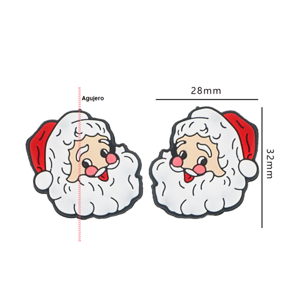 Pieza Papá Noel Coloretes