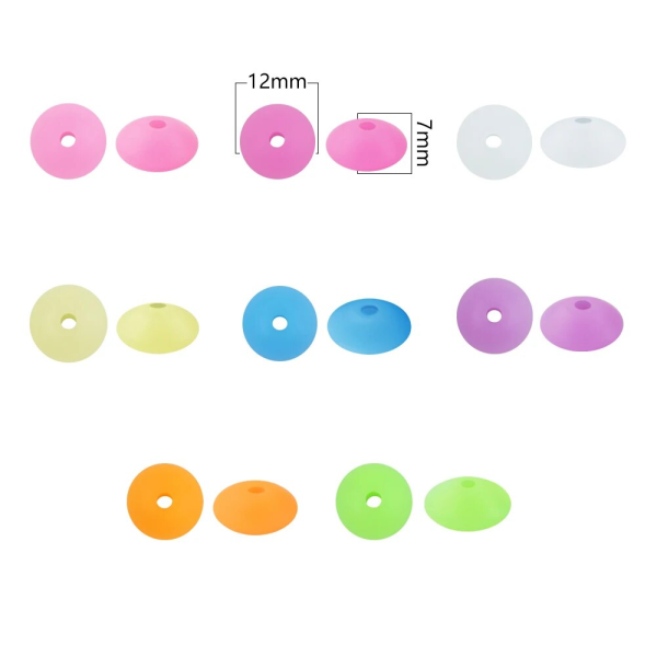 Separador 12x7mm Fosforecente