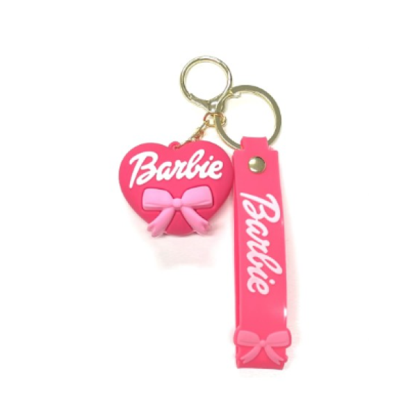 Llavero Barbie Corazón Fucsia