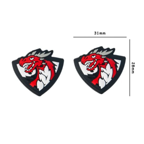 Pieza Emblema Dragón