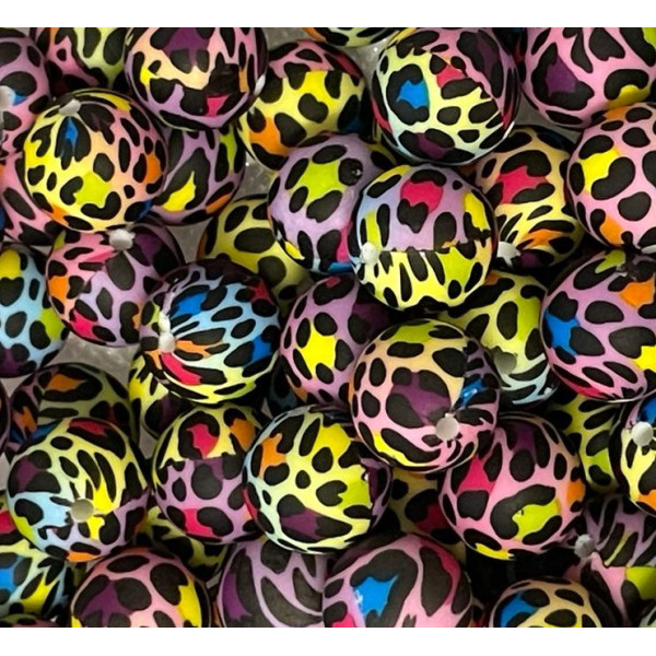 Bola 15mm M. Multicolor Leopardo Multicolor (400)
