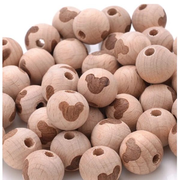 Bola Madera 16mm - Mickey