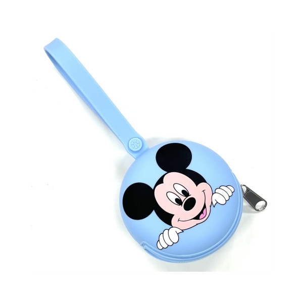 Porta Chupetero Mickey Azul Bebé 2