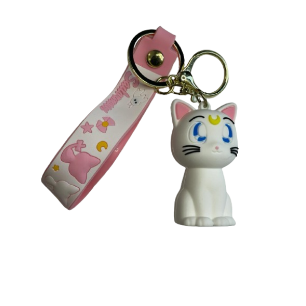 Llavero Sailor Moon Artemis Gato Blanco