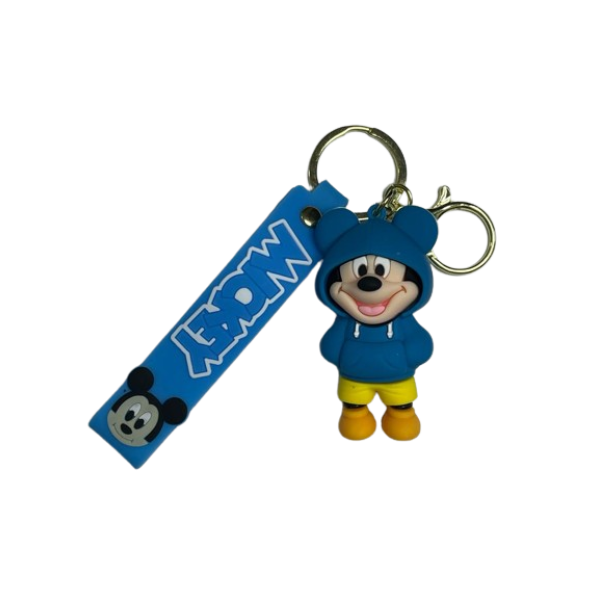 Llavero Mickey y Minnie - Mickey Capucha
