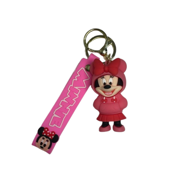 Llavero Mickey y Minnie - Minnie Capucha