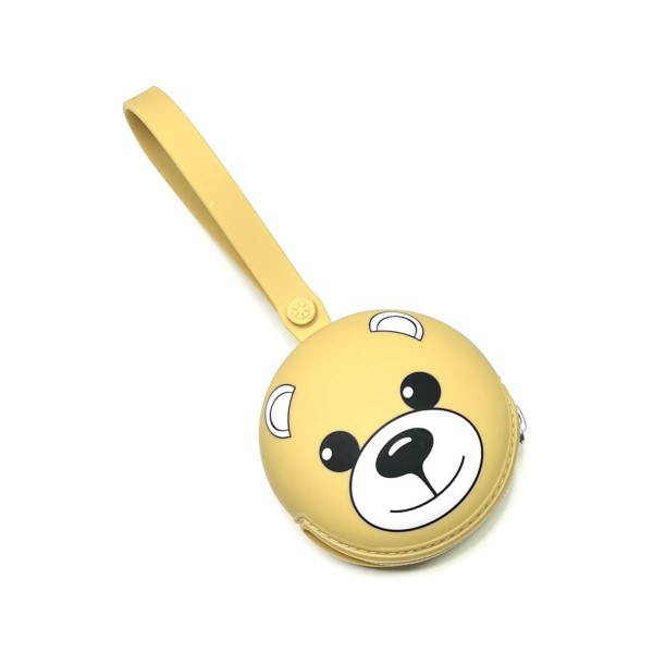 Porta Chupetero Oso Toy Tostado 2