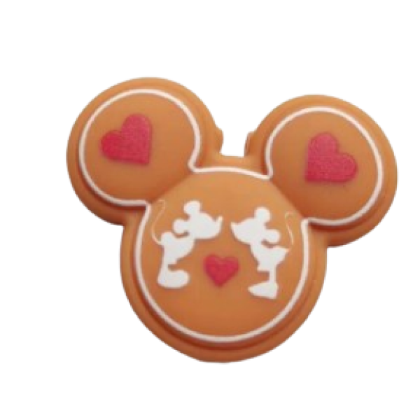 Pieza silueta mickey beso
