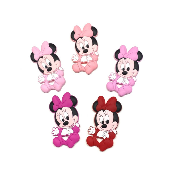 Mordedor Minnie Cuerpo Cara Sonrosada