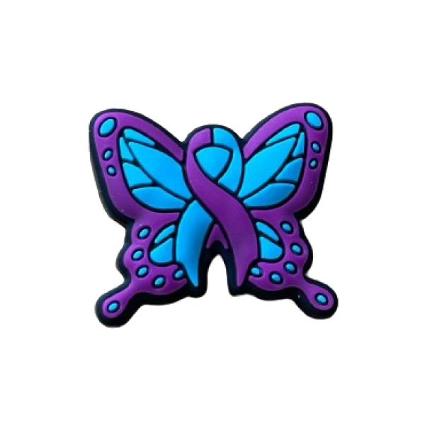 Pieza Mariposa Azul y Morado