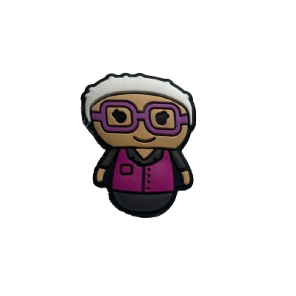Pieza Abuelita pelo blanco