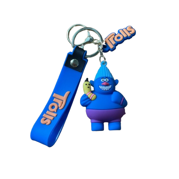 Llavero Trolls - Biggie Azul Oscuro