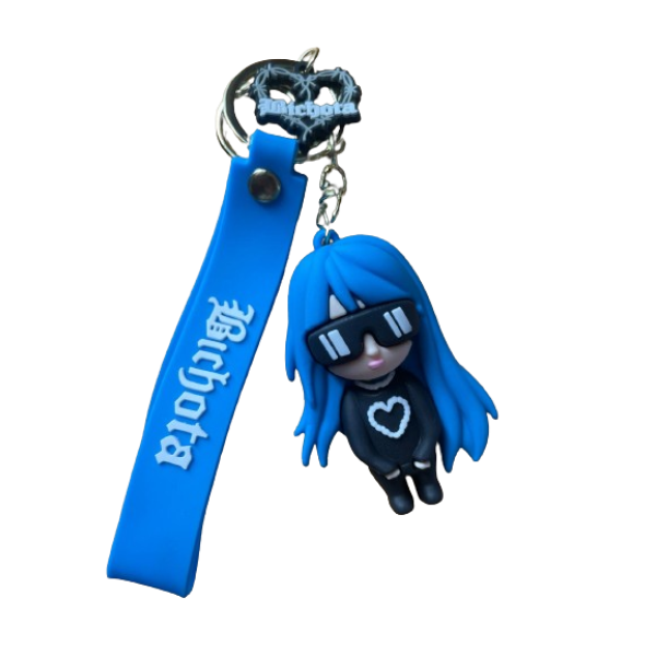 Llavero Karol G Azul