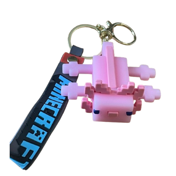 Llavero Minecraft Rosa