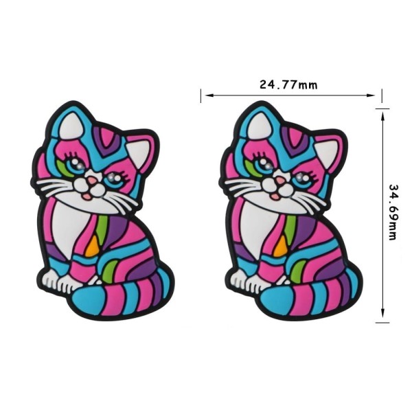 Pieza Gato Multicolor
