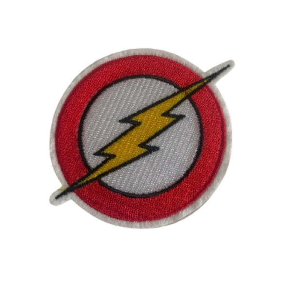 Parche Flash Rojo 9,5 cm x 4