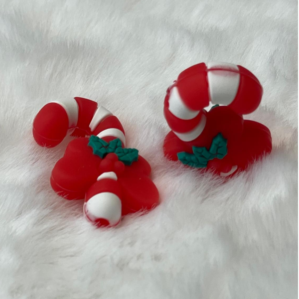 Pieza Navidad Bastón 3D