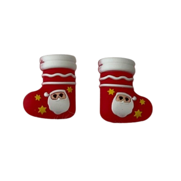 Pieza Navidad Calcetín 3D