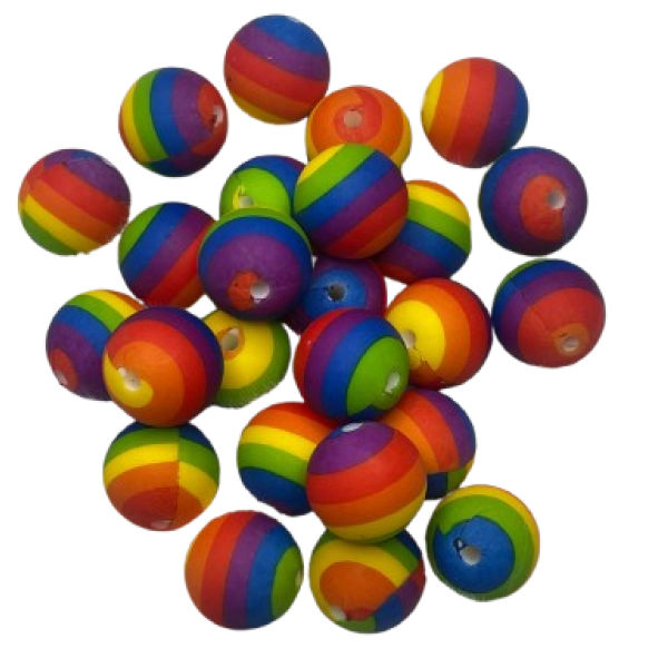 Bola 15mm M. Arcoiris (H120)