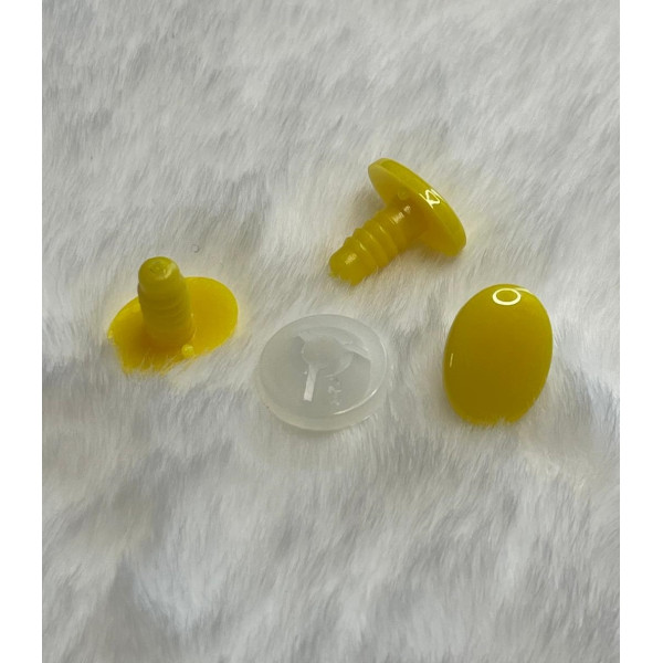 Hocico Ovalado Amarillo 12x17mm