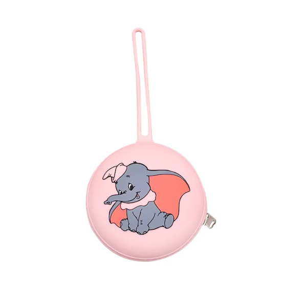 Porta Chupetero Dumbo Rosa Bebé 1